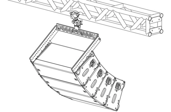 ROTATING TRUSS/PIPE CLAMP, MAX CAPACITY: 500KG (440LBS)